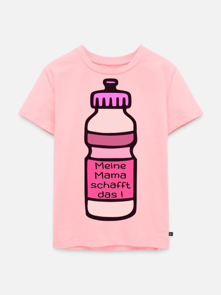 MAMA SPORT MOTIVATION - Kinder Premium Bio T-Shirt - Rosa