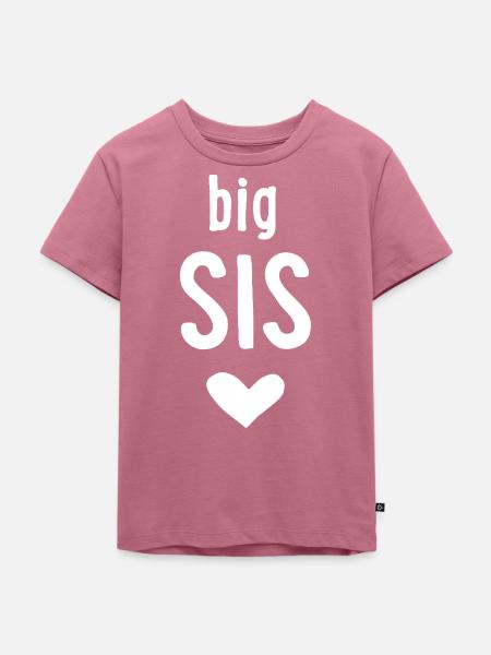 Big Sis - Kinder Premium Bio T-Shirt - Mauve