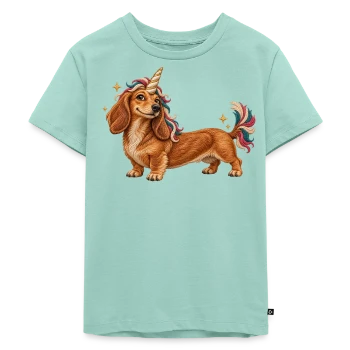 Einhorn-Dackel-Shirt für Kinder