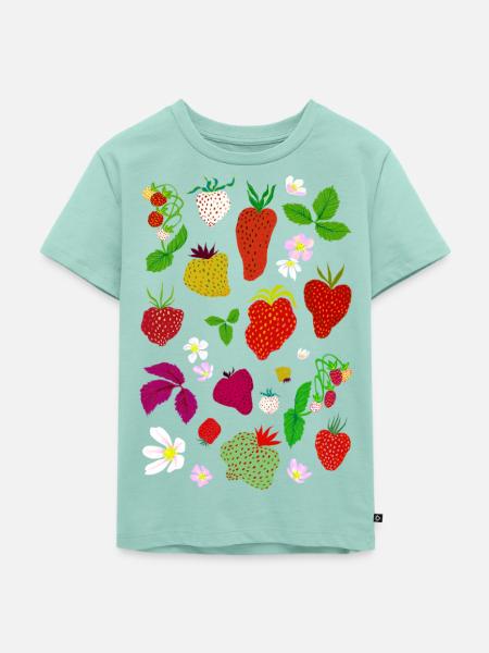 ERDBEEREN - Kinder Premium Bio T-Shirt - Mint 