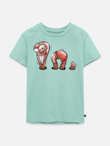 Wurmi - Kinder Premium Bio T-Shirt - Mint