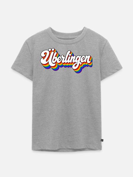Überlingen - Bodensee - Deutschland - Germany - Kinder Premium Bio T-Shirt - Grau meliert