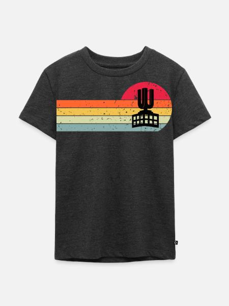 Dortmund U - Kinder Premium Bio T-Shirt - Anthrazit meliert