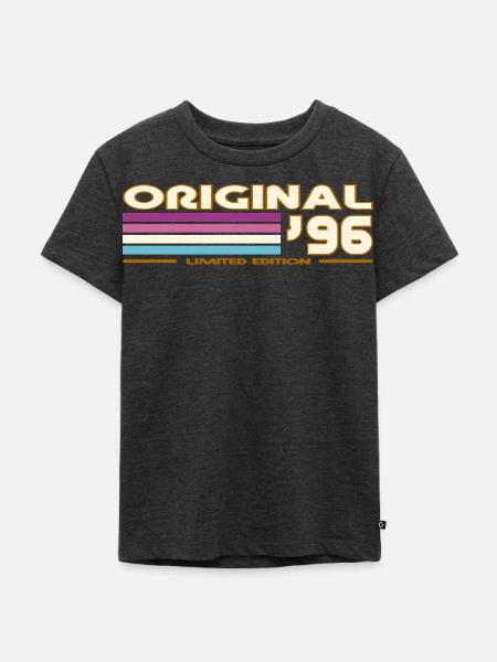 1996 - Kinder Premium Bio T-Shirt - Anthrazit meliert