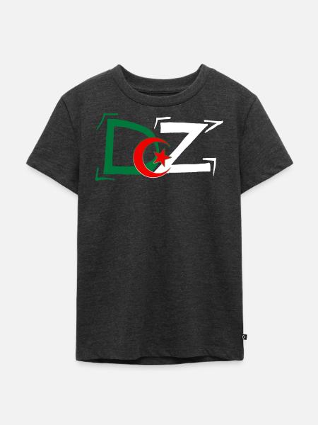 DZ Algerien True Algerisch Algerisch - Kinder Premium Bio T-Shirt - Anthrazit meliert