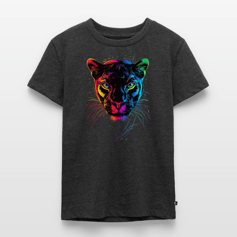 Panthère Léopard Grand Chat Mignon Gros Chat Panter T-shirt Premium bio Enfant