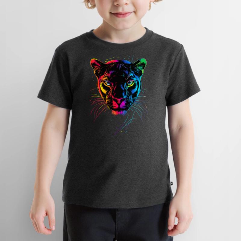 Panthère Léopard Grand Chat Mignon Gros Chat Panter T-shirt Premium bio Enfant
