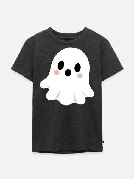 Niedlicher Geist - Kinder Premium Bio T-Shirt - Anthrazit meliert