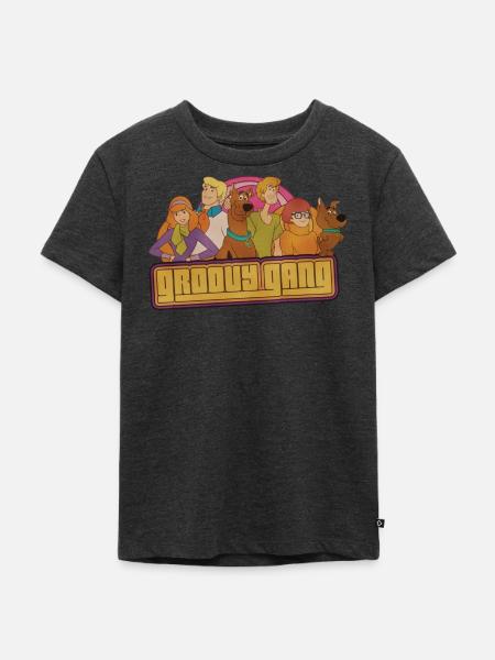 Scooby-Doo Groovy Gang - Kinder Premium Bio T-Shirt - Anthrazit meliert