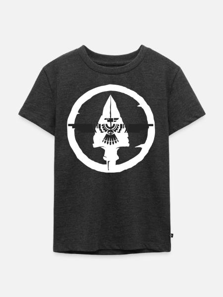 Indianer Ureinwohner Traumfänger Western - Kinder Premium Bio T-Shirt - Anthrazit meliert