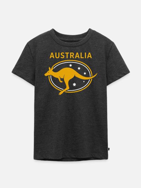 Australia - Australien - Down Under - Koala - Kinder Premium Bio T-Shirt - Anthrazit meliert