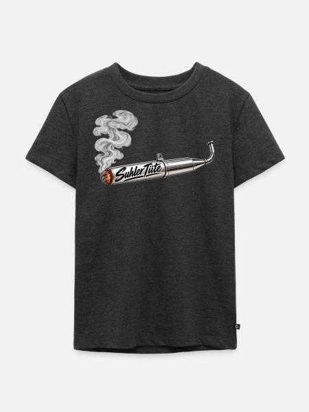 Suhler Tüte - Kinder Premium Bio T-Shirt - Anthrazit meliert