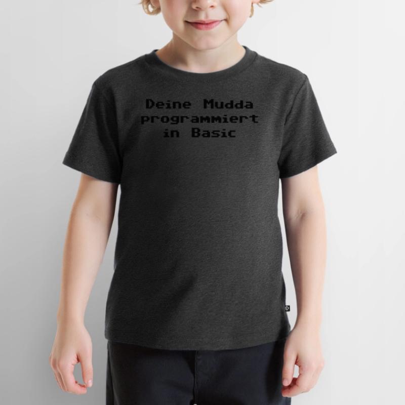 Deine Mudda programmiert in Basic Kinder Premium Bio T-Shirt