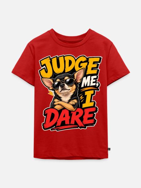 Chihuahua - Kinder Premium Bio T-Shirt - Rot