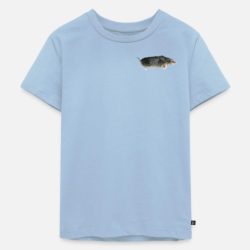 Maulwurf - Kinder Premium Bio T-Shirt - Hellblau
