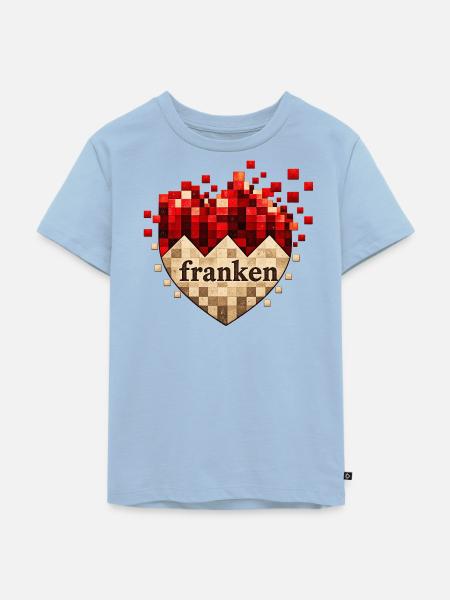 Franken - Kinder Premium Bio T-Shirt - Hellblau