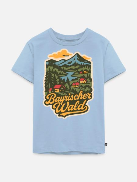 Bayerischer Wald Deutschland - Kinder Premium Bio T-Shirt - Hellblau