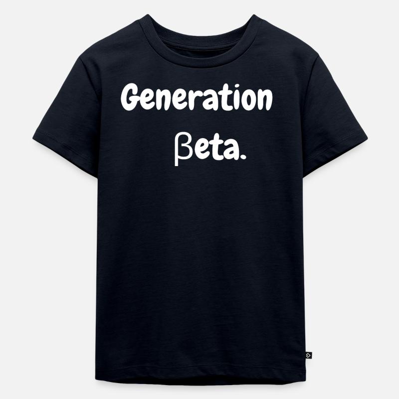 Generation Beta - Kinder Premium Bio T-Shirt - Navy