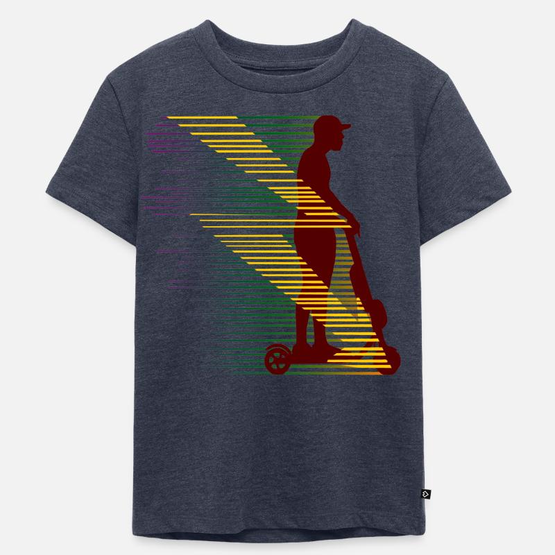 Electricscooter E-Roller Cityroller idée cadeau b - T-shirt Premium bio Enfant - bleu jeans 