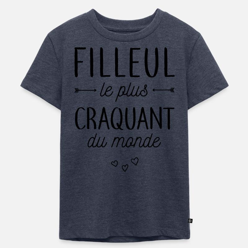 Filleul le plus craquant - T-shirt Premium bio Enfant - bleu jeans 