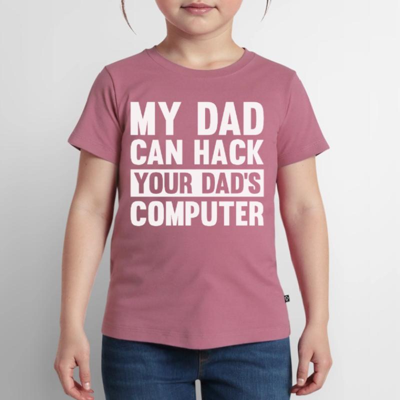 Hacker Hacking Code Computer papa saying gift Kids Premium Organic T-Shirt