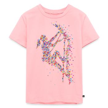 Escalade Bloc Grimpeurs Mur d’escalade - T-shirt Premium bio Enfant - rose - Devant - AI Model Kid Female (0cm)