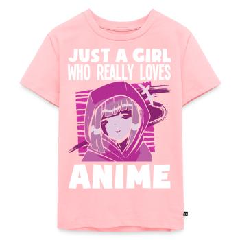 Funny Anime Gift - Kids Premium Organic T-Shirt - rose - Front - AI Model Kid Female (0cm)