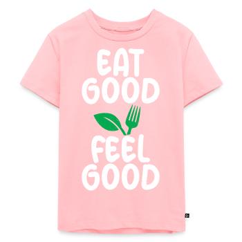 Vegetable Lover Vegetarian Gifts - Kids Premium Organic T-Shirt - rose - Front - AI Model Kid Female (0cm)