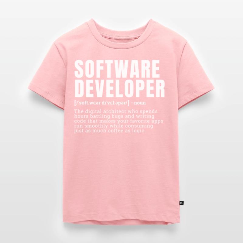Funny Software Developer Occupation Definition Occ Kids Premium Organic T-Shirt