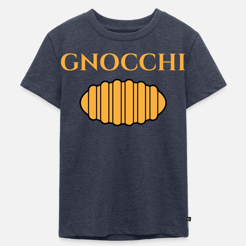 Gnocchi - Kinder Premium Bio T-Shirt - Jeansblau 