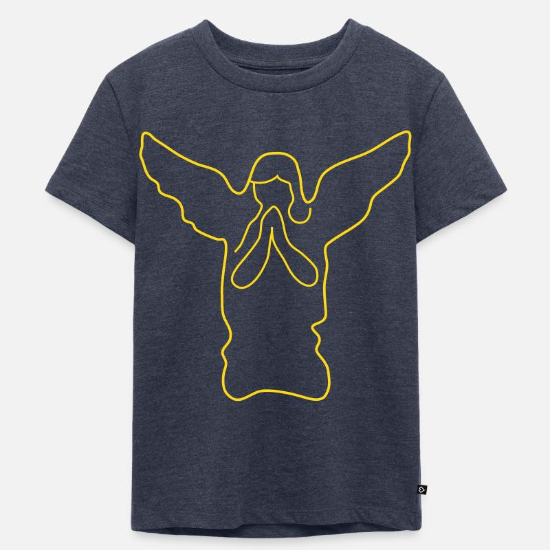engel - Kinder Premium Bio T-Shirt - Jeansblau 