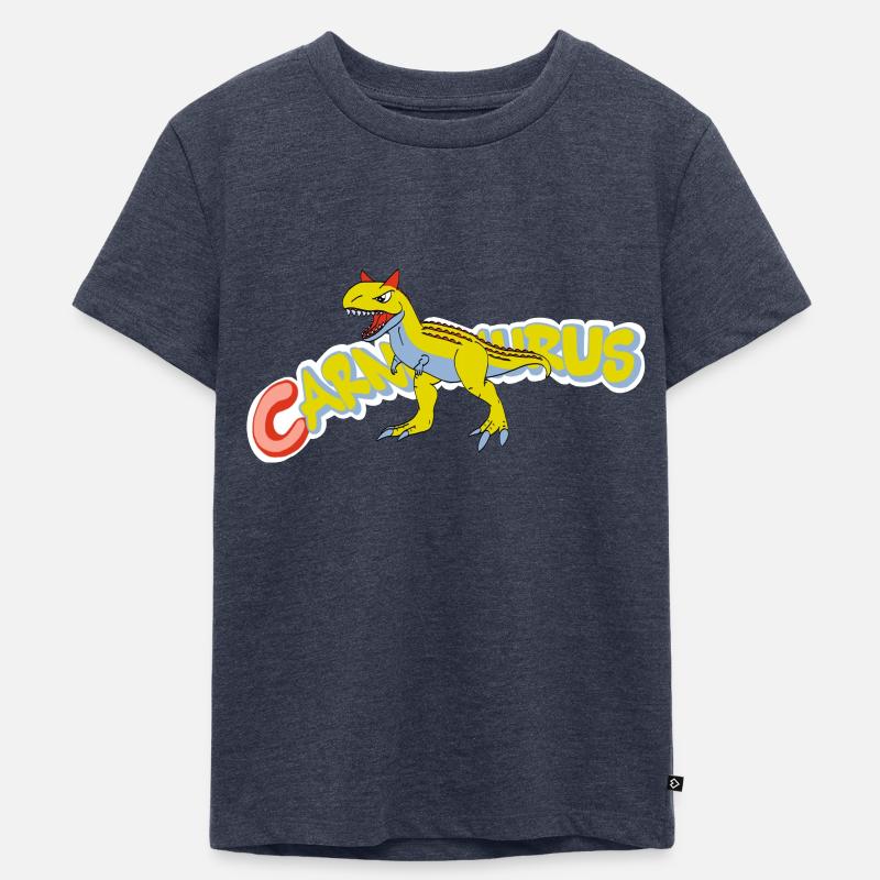 Carnotaurus - Kinder Premium Bio T-Shirt - Jeansblau 