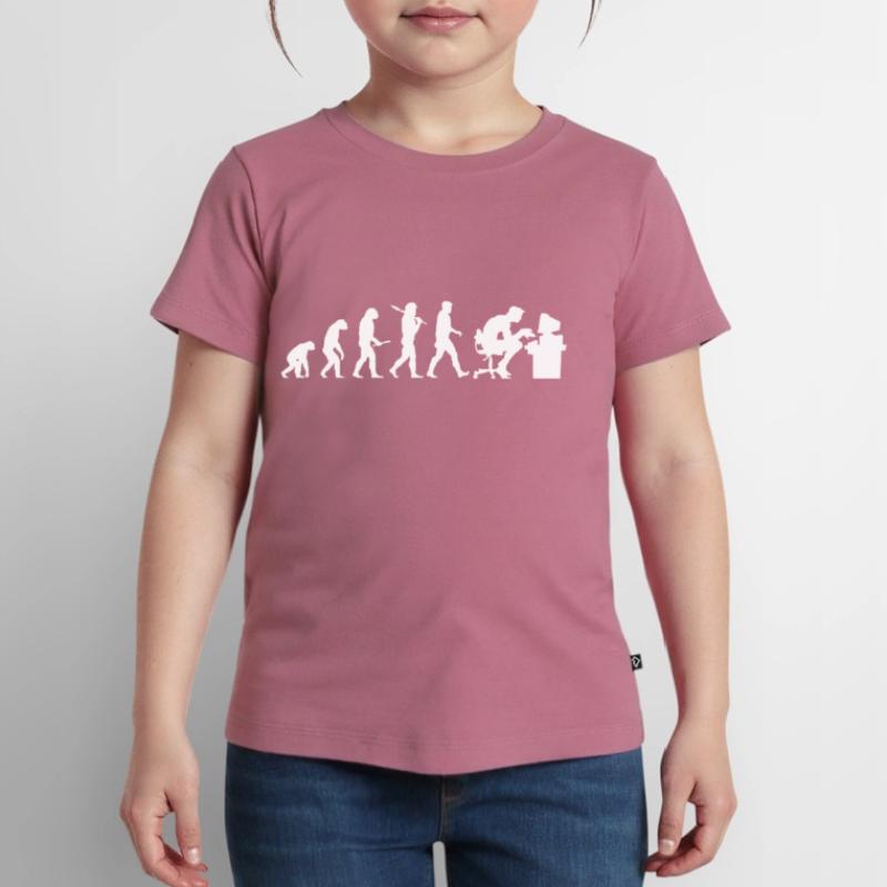 Evolution Computer Nerd! PC Nerd! IT! Technik! Kinder Premium Bio T-Shirt