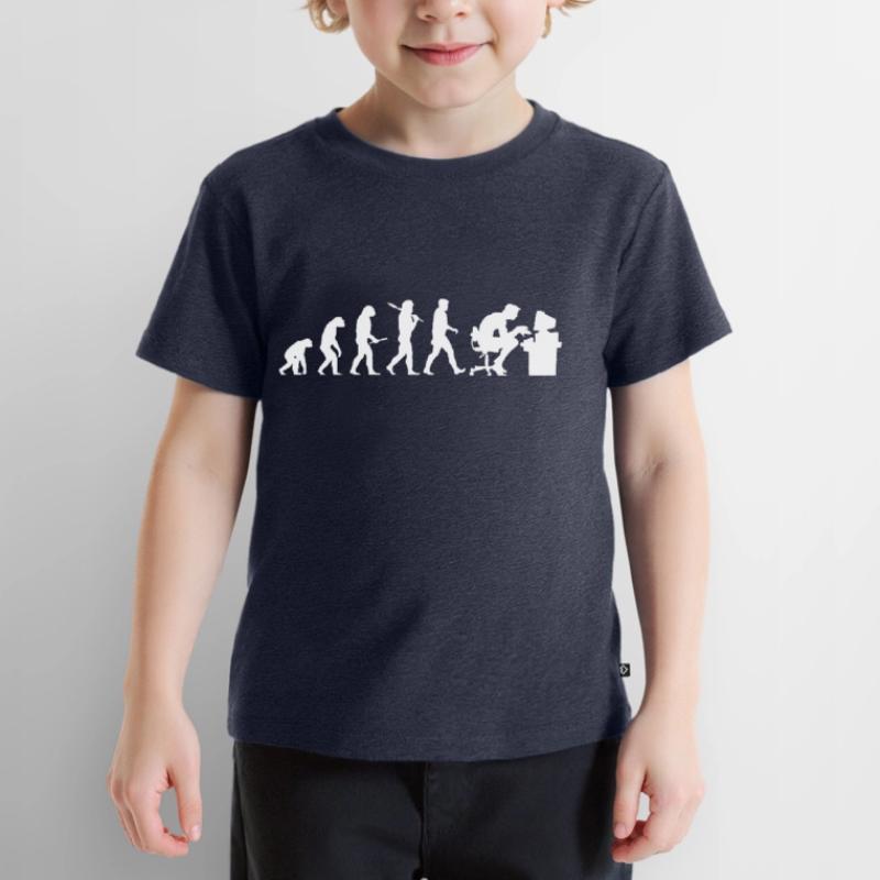 Evolution Computer Nerd! PC Nerd! IT! Technik! Kinder Premium Bio T-Shirt