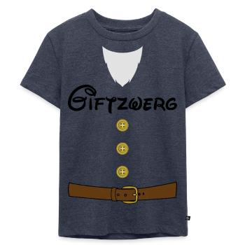 Giftzwerg Kostüm - Kinder Premium Bio T-Shirt - Jeansblau  - Vorne - Mikhail (115cm)