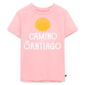Camino de Santiago | St. James - Kids Premium Organic T-Shirt - rose - Front - AI Model Kid Female (0cm)