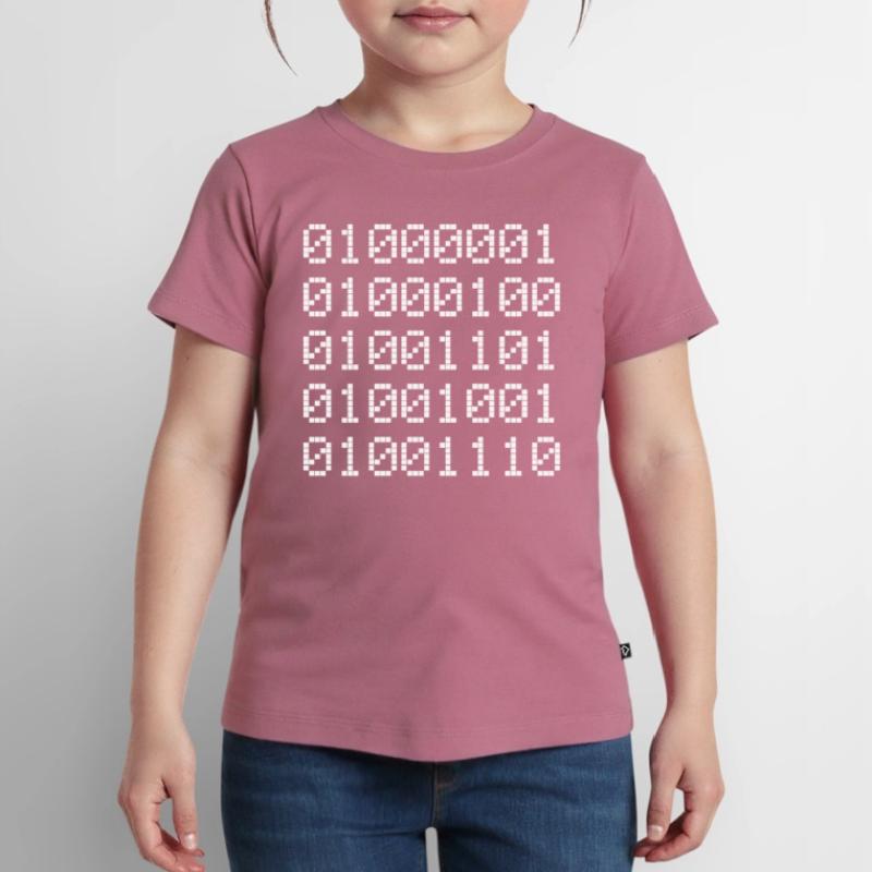 Admin Binär Binärcode Coder Informatiker Binary 01 Kinder Premium Bio T-Shirt
