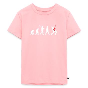 guitar - Kids Premium Organic T-Shirt - rose - Front - AI Model Kid Female (0cm)