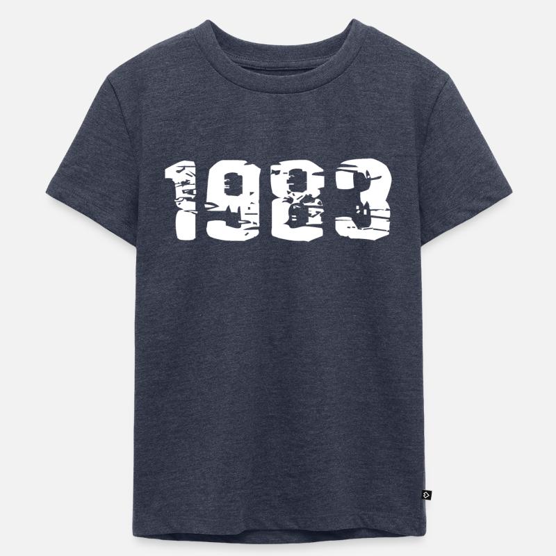 1983 - Kinder Premium Bio T-Shirt - Jeansblau 