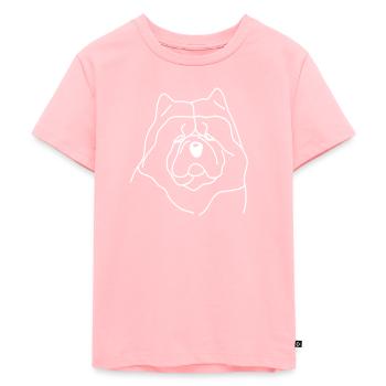 ChowChow Löwenhund hunde shirt tshirt hund - Kinder Premium Bio T-Shirt - Rosa - Vorne - AI Model Kid Female (0cm)