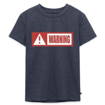 Danger - T-shirt Premium bio Enfant - bleu jeans  - Devant - Mikhail (115cm)