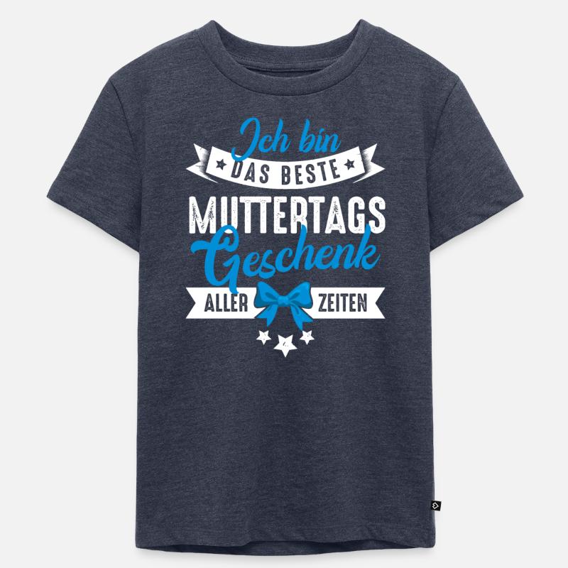 Das beste Muttertags Geschenk Mama Muttertag Baby - Kinder Premium Bio T-Shirt - Jeansblau 
