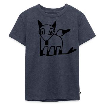 Foxy - Kids Premium Organic T-Shirt - heather denim - Front - Mikhail (115cm)