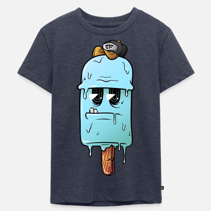 Eis - Kinder Premium Bio T-Shirt - Jeansblau