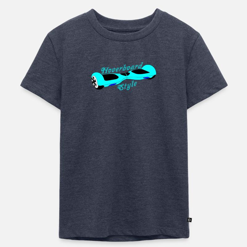 Hoverboard - Kinder Premium Bio T-Shirt - Jeansblau 
