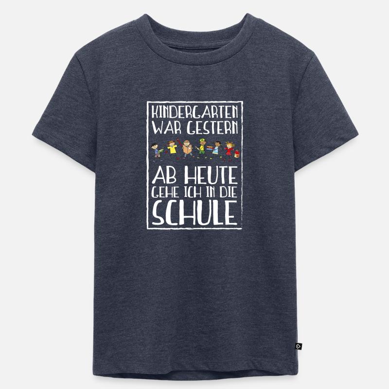 Kindergarten das wars 2 - Kinder Premium Bio T-Shirt - Jeansblau