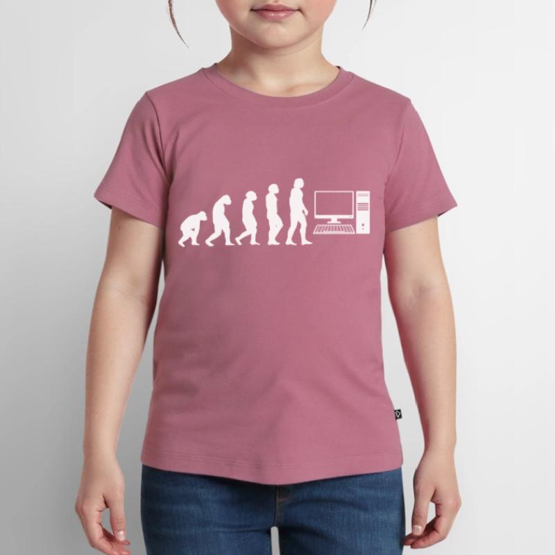 Evolution Programmierer Kinder Premium Bio T-Shirt