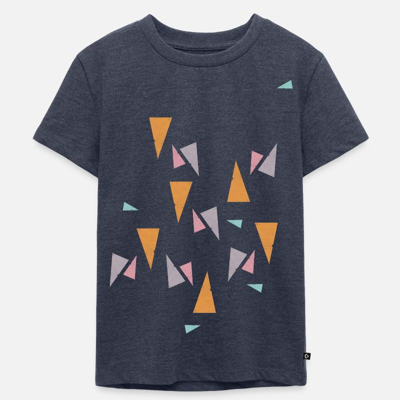 Pattern Mint - Kinder Premium Bio T-Shirt - Jeansblau 