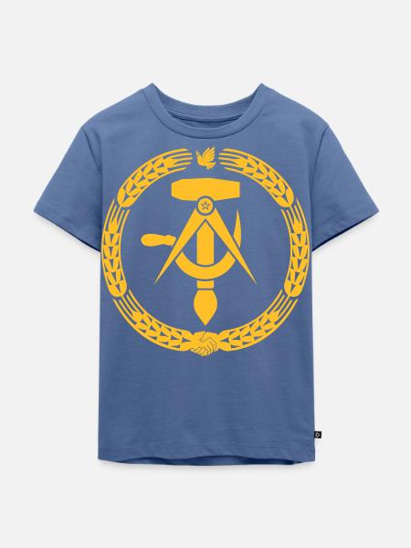 Kommunismus - Kinder Premium Bio T-Shirt - Taubenblau