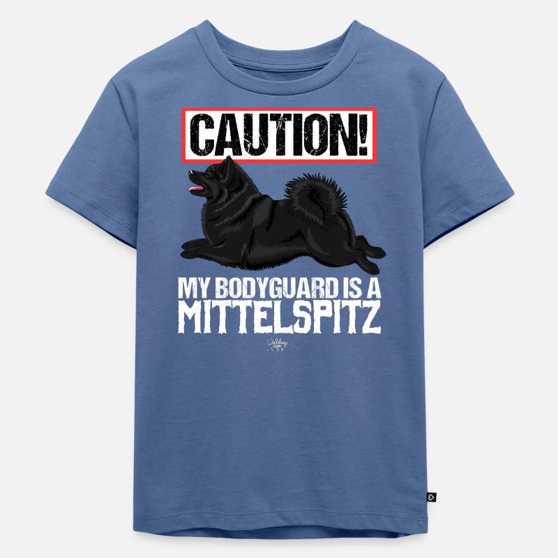 mittelguard5 - Kinder Premium Bio T-Shirt - Taubenblau